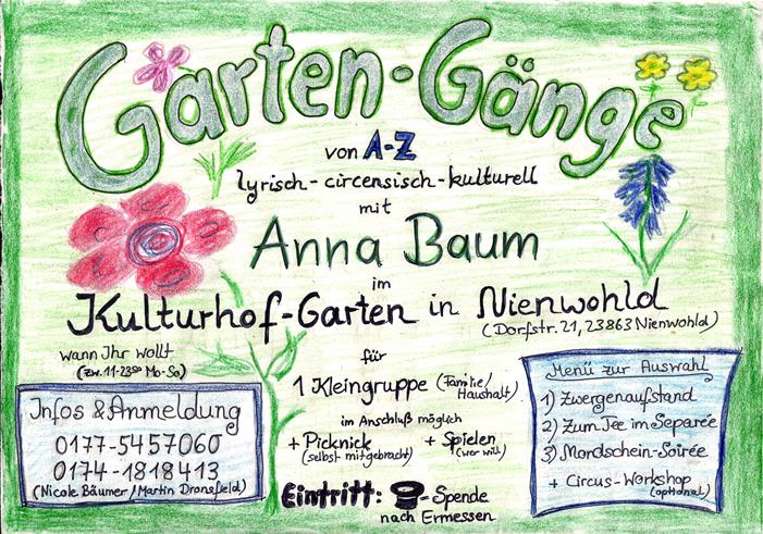 Nienwohld: Gartengänge mit Anna Baum